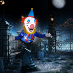 Replace 82852062 3.3 FT Halloween Inflatable Clown Broke Out from Window Outdoor Decorations, Scary Blow up Decor with Built-in LED Lights for Holiday Party Yard Lawn Garden Decor Indoor Outdoor - Image 8