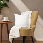 This two-pack of large pillow inserts measures a full 20 inches square. Firmly filled to resist sagging, they provide reliable lumbar support for reading or movie nights. The basic white style is versatile: use them directly or easily pair with covers of various fabrics and colors. - Image 4