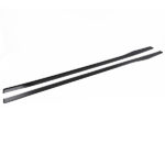 Side Skirts fit for Benz C-Class W205 C205 A205 W204 S204 2015-21 Black ABS Plastic - Image 4