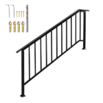 Handrails for Outdoor Steps Fits 5 to 6 Steps - Image 2