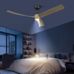 52 Inch Ceiling Fans with Lights Led Remote Control Low Profile Flush Mount for Living Room Bedroom Outdoor Patio,DC Motor,Reversible,Dimmable,Buzzer ON/Off, 3D-I3[Unable ship on weekends, TK/TEMU only for pickup, only TX10643 warehouse supports GOFO] - Image 10