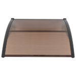 Same Code 70596693 100 x 96cm Household Application Door & Window Rain Cover Eaves Brown Board & Black Holder - Image 16