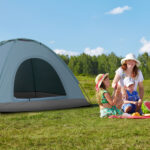 3-4 Person Camping Dome Tent Blue - Image 10