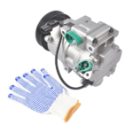 A/C Compressor with Clutch Fits for Hyundai Genesis 3.8 Sedan 4-Door 2009-2014 V6 3.8L 6-Groove Pulley 977013M001 977013M000 - Image 4