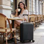 PP Trolley Case 20in Travel Suitcase Black - Image 2