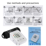 2 Pack LCD Digital Automatic Blood Pressure Monitor Upper Arm BP Heart Rate Machine (US Logistics only For USPS.TK/TMEU only For self-pickup)(Platform policies vary; relevant qualifications are attached via link, please do not list products without required qualifications) - Image 7