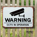 CIFbuy 1PC Vintage Surveillance Camera Warning Metal Sign, 8x12 Inch Waterproof Rustproof Tin Signage, 2D Flat Retro Wall Decor For Hom TikTok, TikTok, Hom Self-pickup Logiopics - Image 5