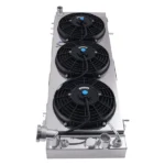 3 Row Aluminum Radiator w/ Shroud Fan fit for Jeep Cherokee 2.5L 1995-2000 MC1193 - Image 3