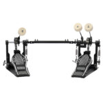 Wool Felt Hammer Double Drum Pedal Professional Double Bass Drum Pedal Black