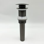 Bathroom Sink Drain without Overflow, Vessel Sink Lavatory Vanity Pop Up Drain Stopper, 304 Stainless Steel - Image 4