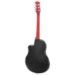 Don’t sell on Amazon 41 inch Full-Size Cutaway Acoustic-Electric Guitar Grape Voice Hole Spruce Top Round Back Sunset Red - Image 23