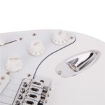 Rosewood Fingerboard Electric Guitar White - Image 13