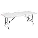 6' Folding Table Portable Plastic Indoor Outdoor Picnic Party Dining Camping Tables - Image 32