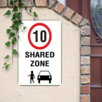 CIFbuy Vintage Speed Limit 10 Km/H Metal Wall Sign, 8x12in Retro Speed Bump Warning Iron Plaque, Plaque, Easy Hang No Tools Needed Km/H ikTok, Km/H ikTok, aque Self-n ckup Logioped