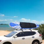 Universal Kayak Roof Rack, 1 Pairs-Bar Rack HD Kayak Carrier Canoe Boat Surf Ski Roof Top Mount Car SUV Crossbar - Image 5