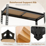 5-Tier Heavy Duty Black Garage Shelving Unit, 72" H x 36" W x 18" D 2200 LBS Load Capacity Boltless Storage Rack - Image 6