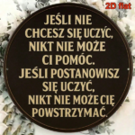 CIFbuy 1pc 8x8 Inch Round French Aluminum Sign, Vintage Inspirational Learning Quote Plaque, 2D Flat Decorative Wall Art For Study Room TikTok, TikTok, ing Self-pickup Logiopics - Image 5