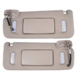 2Pcs Front Left and Right Sun Visors Sunshade for Cadillac Escalade Chevrolet Silverado GMC Yukon XL 1500 2007-2014