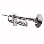 Nickelplated Drop B Adjustable Trumpet Gloves Set Silver - Image 5