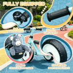 Blue 3-Wheel Toddler Tricycle: Kids Bike for Children 2-5 Years Old - Image 8