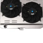 Aluminum Radiator Fan Kit fit for Ford Mustang/Mercury Cougar V8 4.7L-5.8L 1967-70 - Image 2