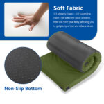 75"D x 30"W x 2.5"H sleeping mat for camping green - Image 16