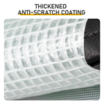 8*6ft Plastic Sprayed Iron Pipe PE Mesh Foldable Greenhouse Shed White - Image 5