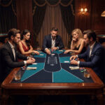 70"×35" 10-Player XL Poker Table Mat, Non-Slip Rubber Base Spill-Proof Multi-Spandex Table Top with Carry Bag (Black & Green)​ - Image 8