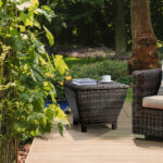 Outdoor PE Wicker Side Table with Storage, Small Patio Storage Bin Container for Hose Cushion Towel, Brown SAME AS 46755449 - Image 10