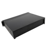 19" 2U Steel Plate DJ Drawer Equipment Cabinet with Keys Black - Image 12