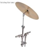 Professional Pedal Control Style Double Tom Drum Stand Silver & Black - Image 11