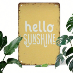 CIFbuy Hello Sunshine Funny Metal Tin Sign, Wall Art, Unframed Decor Poster For Room Playroom, Decor Poster For Room Playroom, 8x12in TikTok, TikTok, For Room Playroom Self-w ckup Logiopin - Image 8