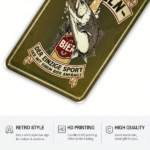 CIFbuy 1pc Retro Fishing Wisdom Tin Sign 8x12in Funny Beer Saying Metal Wall Art Vintage Iron Plaque Unframed Decor For Kitchen Bedroom TikTok, TikTok, Self-pickup Logiopics - Image 6