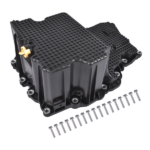 Plastic Oil Pan Assembly with Gasket Replacement for Ford F-150 2.7L 2018-2023 ML3Z6675J JT4Z6675E