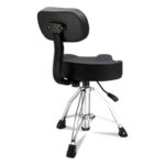1 Pack Stackable Conference Room Chairs with Wheels, Folding Office Chair with Rebound Back, Padded Seat for Training Room, Guest, Reception, Event, Capacity 350lbs, Black - Image 13