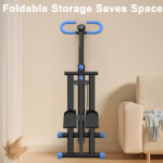 Stair Stepper with resistance Home-Upgrade Vertical Climber Workout Machine for Full-Body Exercise Climber Fitness Equipment with Stable Frame Adjustable Handlebar-Black Blue-No support Self-pick up - Image 14