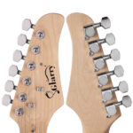 GST Stylish Electric Guitar Kit with Black Pickguard White - Image 19