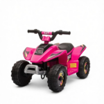 Pink 6V Kids Motorized Quad – 4-Wheeler ATV Ride On Car with Forward/Reverse Switch for 18-36 Months Old - Image 7