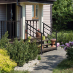 [Same Code 04286986]Handrails for Outdoor Steps, Wrought Iron Handrail Fits 1 to 4 Steps, Transitional Handrail with Installation Kit, Black - Image 12