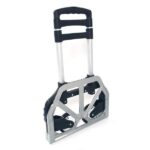 Portable Folding Collapsible Aluminum Cart Dolly Push Truck Trolley Black - Image 10
