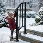 [Same Code 21862947 70638141]Artisasset Matte Black Outdoor 1st Tier Iron Handrail - Image 25