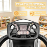 White Toddler Push Car – Stroller Walking Car for Age 1-3, Backyard Outdoor Fun - Image 5