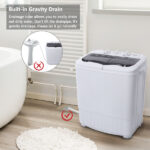 Replacement code: 56062206 XPB35-188S 14.3(7.7 6.6)lbs Semi-automatic Gray Cover Washing Machine - Image 37