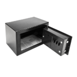 Mini Wall-in Style Electronic Code Metal Steel Box Safe Case 17EF Black - Image 11