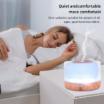 500ml Aromatherapy Essential Oil Diffuser Set with 6 Therapeutic Oils, 7 Color Changing LED Lights, Ultrasonic Cool Mist, Auto Shut-Off, Quiet Operation Perfect for Home, Bedroom, Yoga - Image 8