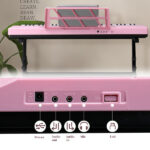[Do Not Sell on Amazon]GEP-110 61 Key Lighting Keyboard with Piano Stand, Piano Bench, Built In Speakers, Headphone, Microphone, Music Rest, LED Screen, 3 Teaching Modes for Beginners - Image 3