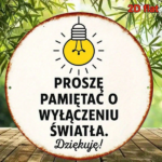 CIFbuy 1pc Retro French Aluminum Sign "Please Remember To Turn Off The Lights" 2D Flat Round Decorative Plaque Vintage Light Reminder W TikTok, TikTok, Self-pickup Logiopics - Image 4
