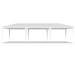 10'x30' Outdoor Party Tent with 8 Removable Sidewalls, Waterproof Canopy Patio Wedding Gazebo, White - Image 7