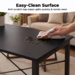 Computer Desk 31 Inch, Modern Writing Desk for Home Office with Storage Bag & Hook, Small Office Desk for Small Spaces(Shipment from Walmart) - Image 5