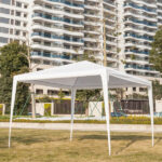 3 x 3m Four Sides Portable Home Use Waterproof Tent with Spiral Tubes White - Image 12